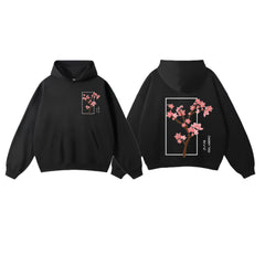 Floral Printed Women Hoodie