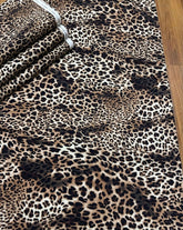 Cheetah Print 2 pcs Unstitched Linen