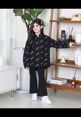 Girls Oversized Barbie Print Statement Shirt