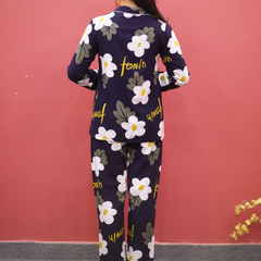 FLORAL PRINT SOFT LINEN PJ SET
