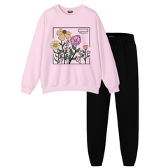 Floral Printed Women Tracksuit