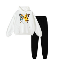 Butterfly Printed Women Tracksuit