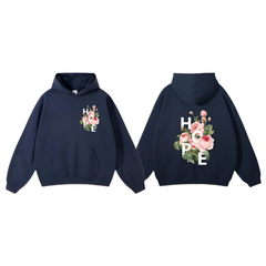 Floral Printed Women Hoodie