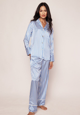 STRIPED SILK PJ SET