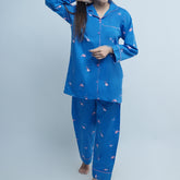 FLAMINGO PRINT COTTON PJ SET