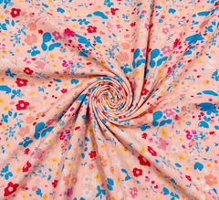 Ditsy Floral Print 2 Pcs Unstitched Linen