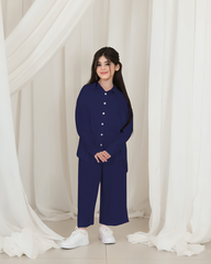 Front Button Girl Two Pieces Co Ord Set