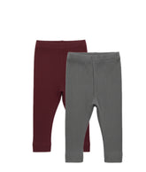 BUNDLE OF 2 RIBBED LEGGINGS
