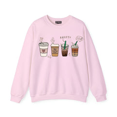 Pack of 2 Feelin Cute/Drink Coffee Printed Women Sweatshirts