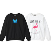 Pack of 2 Butterfly/Dont Make Me Printed Women Sweatshirts
