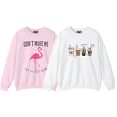 Pack of 2 Dont Make Me/Drink Coffee Printed Women Sweatshirts