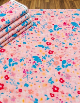 Ditsy Floral Print 2 Pcs Unstitched Linen