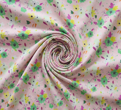 Candy Floral Print 2 Pcs Unstitched Linen
