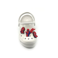 Spiderman themed kid clogs