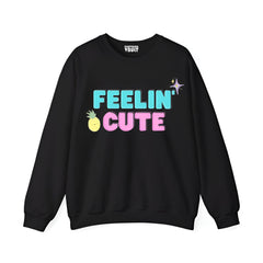 Pack of 2 Feelin Cute/Freezing Printed Women Sweatshirts