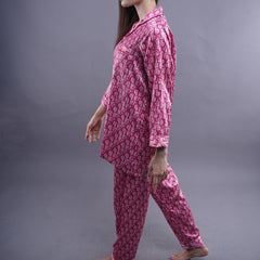 D PRINT MATT SILK PJ SET