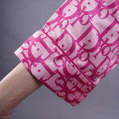 D PRINT MATT SILK PJ SET