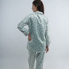 STRAWBERRY PRINT MATT SILK PJ SET