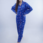 FLAMINGO PRINT MATT SILK PJ SET