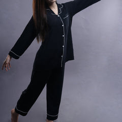 SOLID SOFT LINEN PJ SET