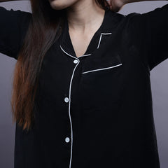 SOLID SOFT LINEN PJ SET