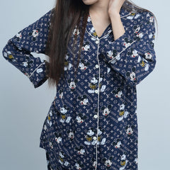 Mickey PRINT SOFT LINEN PJ SET