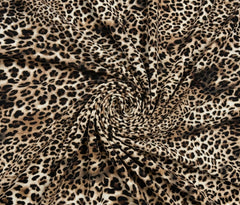 Cheetah Print 2 pcs Unstitched Linen