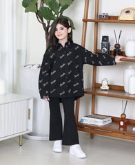 Girls Oversized Barbie Print Statement Shirt