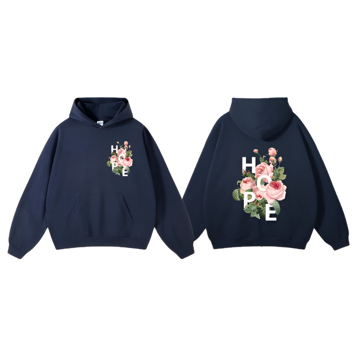 Floral Printed Women Hoodie