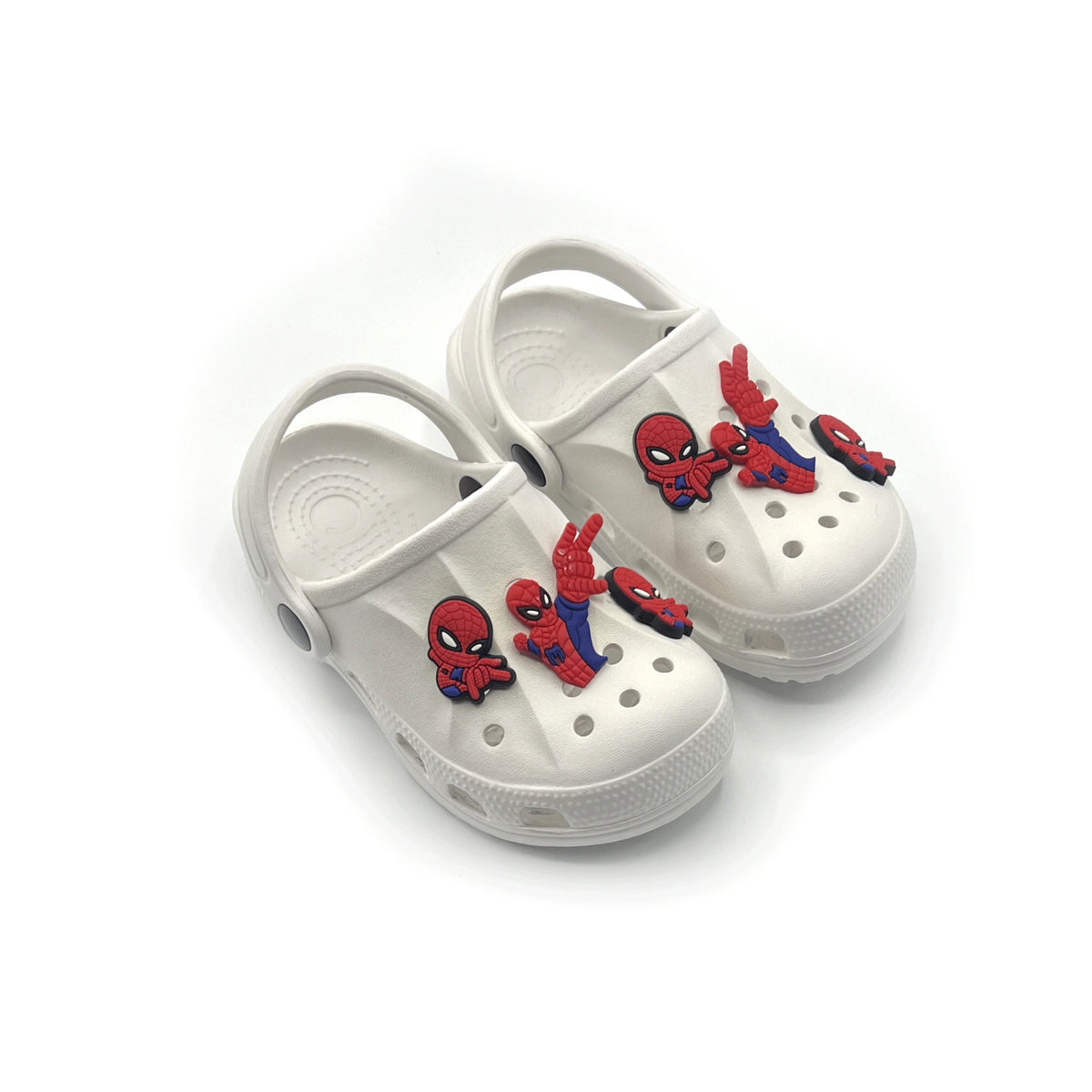 Spiderman themed kid clogs