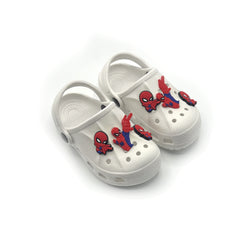 Spiderman themed kid clogs