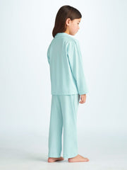 SOLID SOFT LINEN KIDS PJ SET