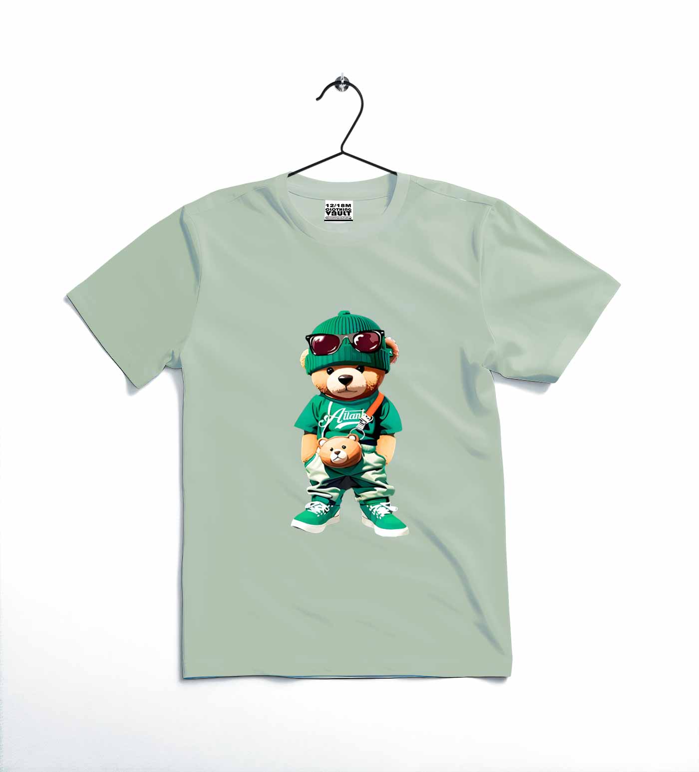 GREEN-TEDDY-BEAR T-SHIRT