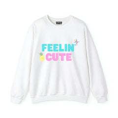Pack of 2 Feelin Cute/Butterfly  Printed Women Sweatshirts