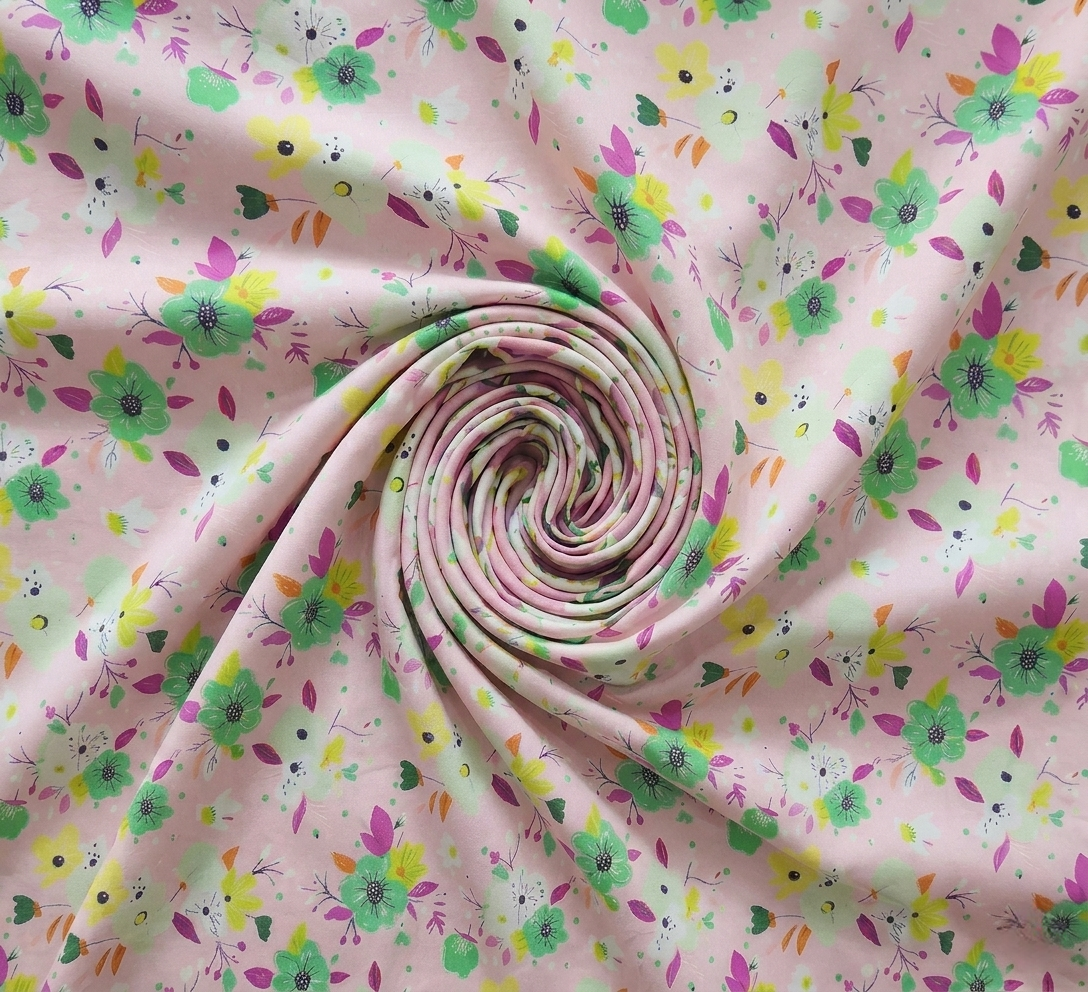 Candy Floral Print 2 Pcs Unstitched Linen