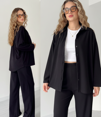 Front Button Women Two Pieces Co Ord Set